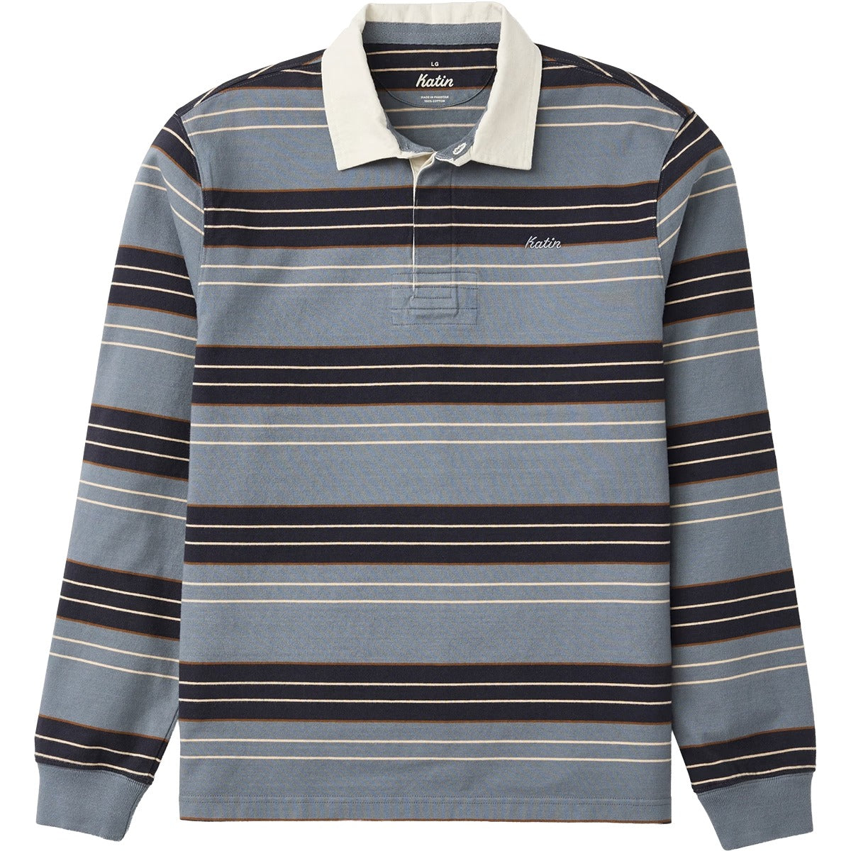 Men's Greg Long Sleeve Rugby Polo