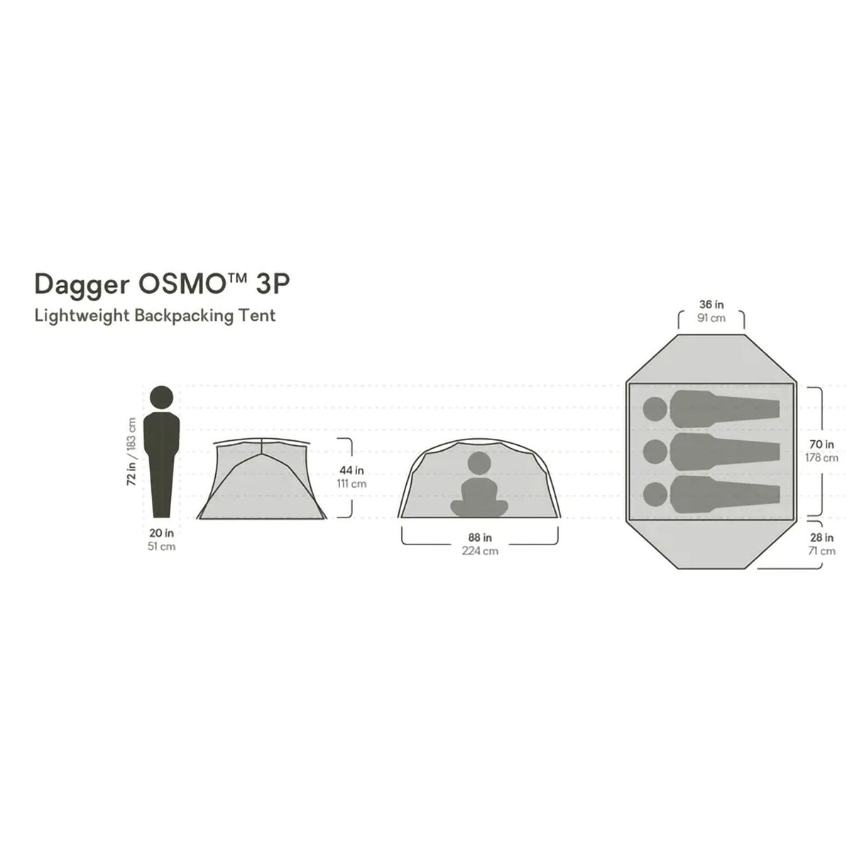 Dagger OSMO 3 Person