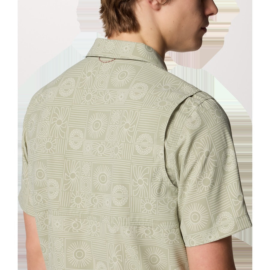 Men's Tech Trail Utility Print Woven Short Sleeve Shirt