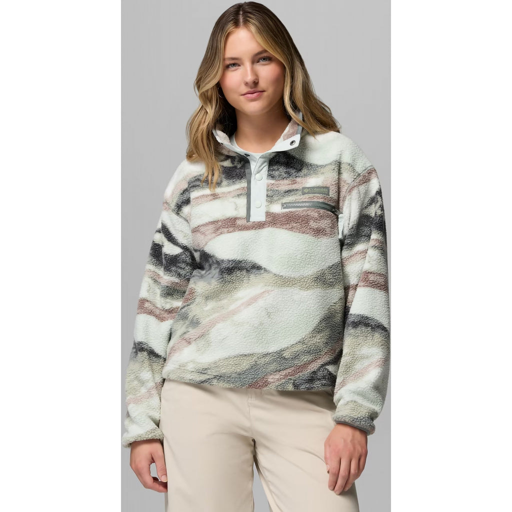 Women's Helvetia II Printed Crop 1/2 Snap Pullover