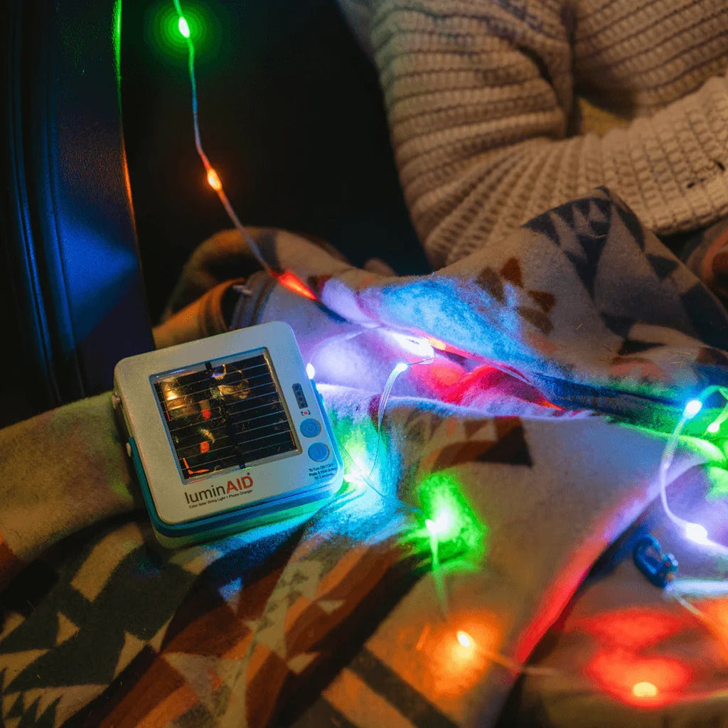 LuminAID Multi-Color Solar String Light
