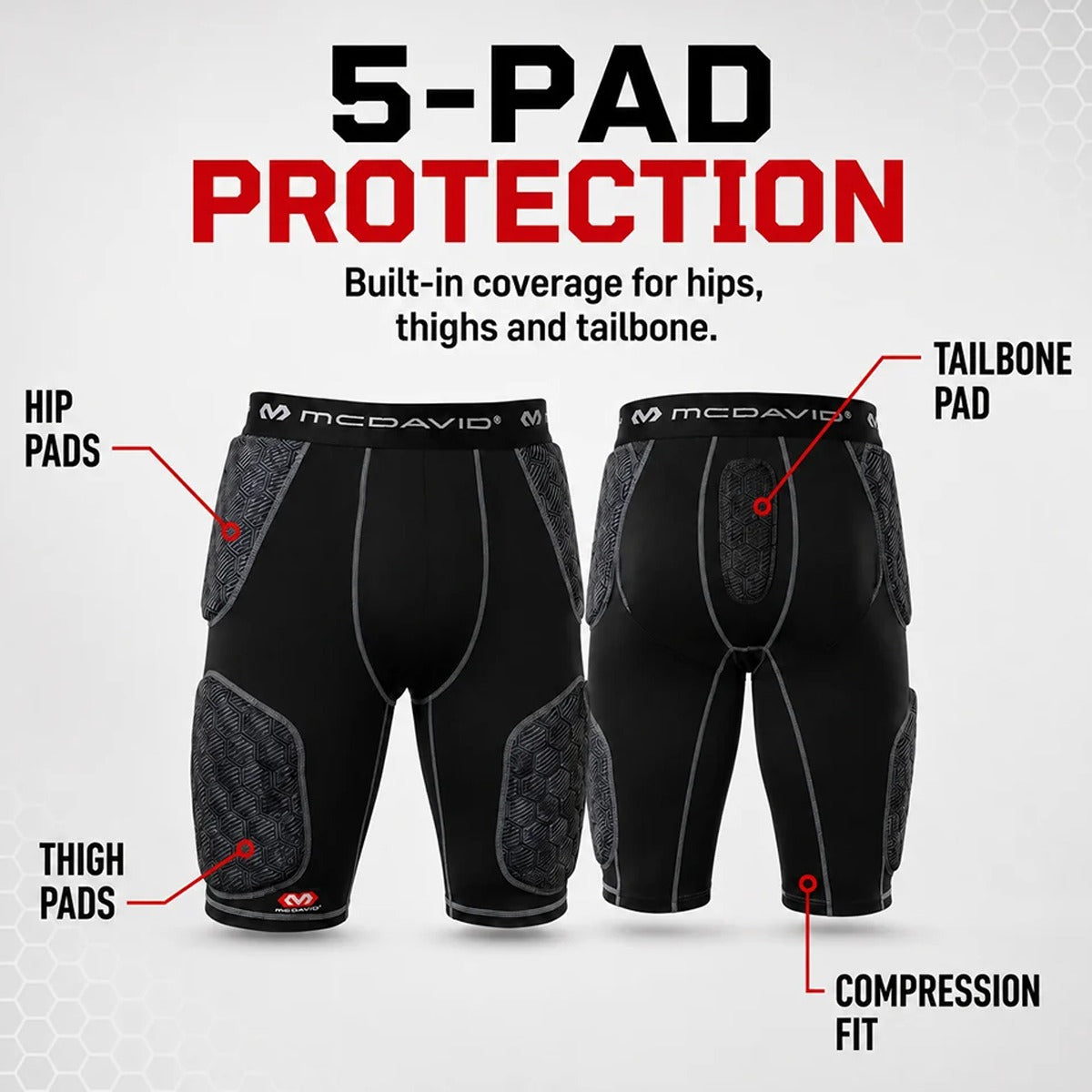 Youth Rival Integrated 5-Pad Girdle
