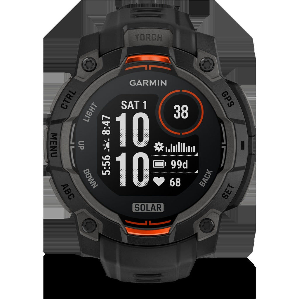 Instinct 3 Solar 45mm Black
