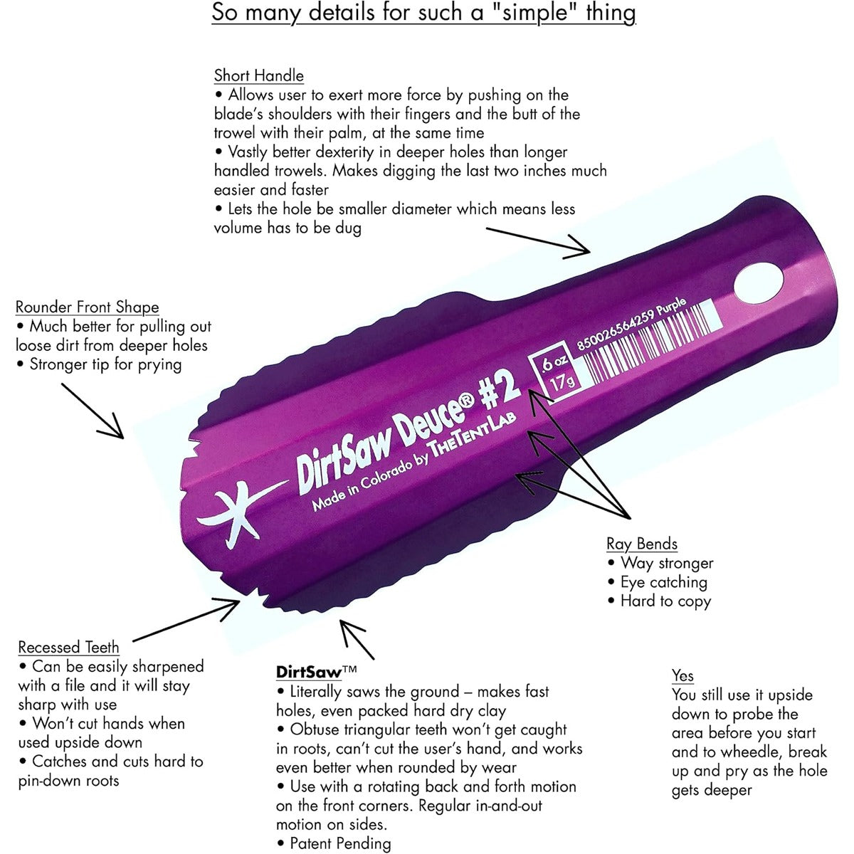 The Dirtsaw Deuce #2 Trowel