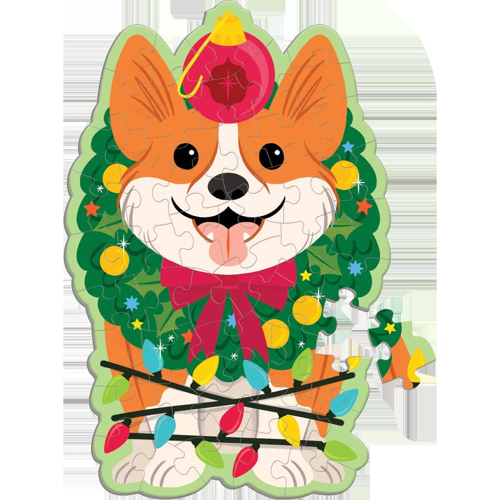 Christmas Corgi 48 Piece Scratch & Sniff Puzzle