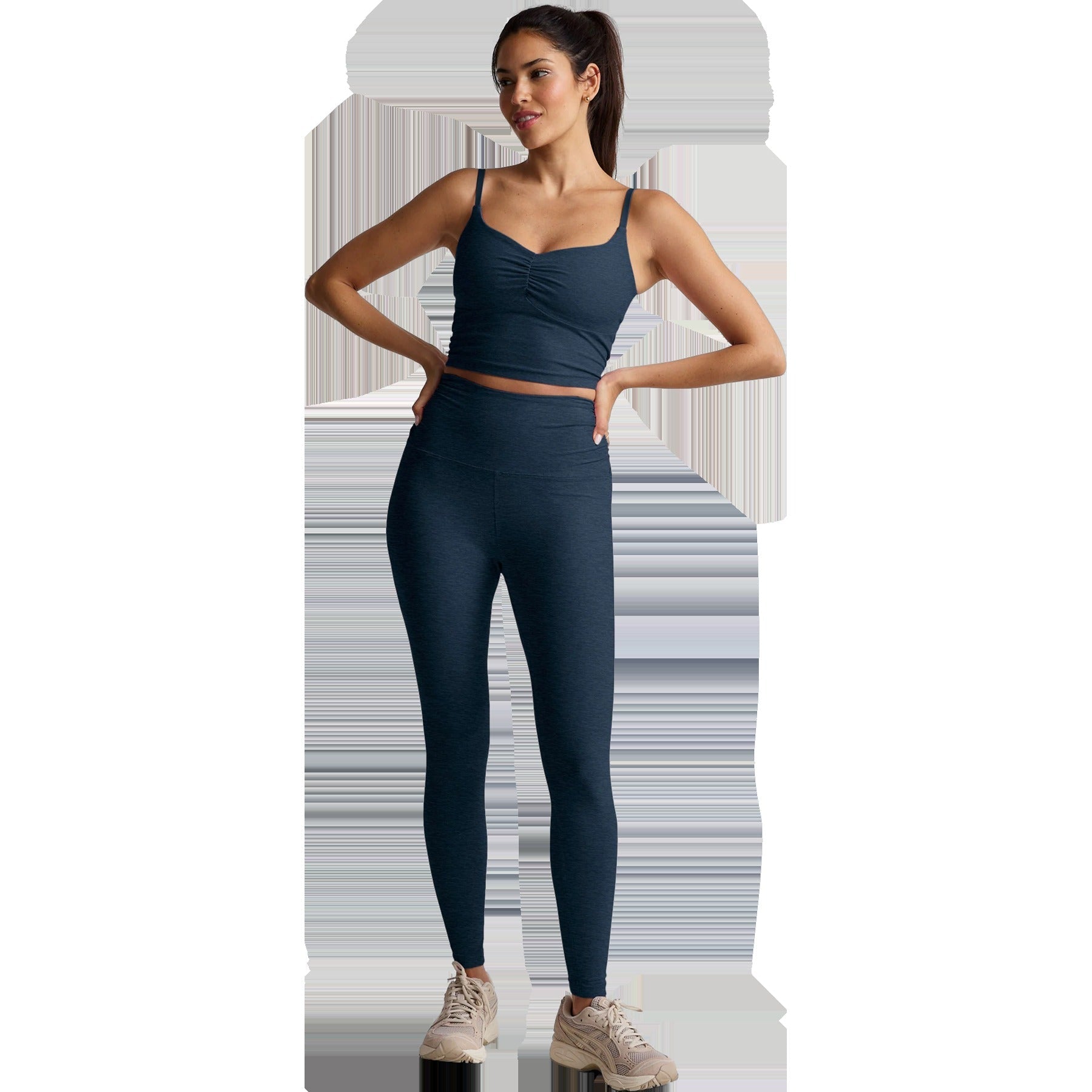 Women's Spacedye Raise the Barre Shirred Legging