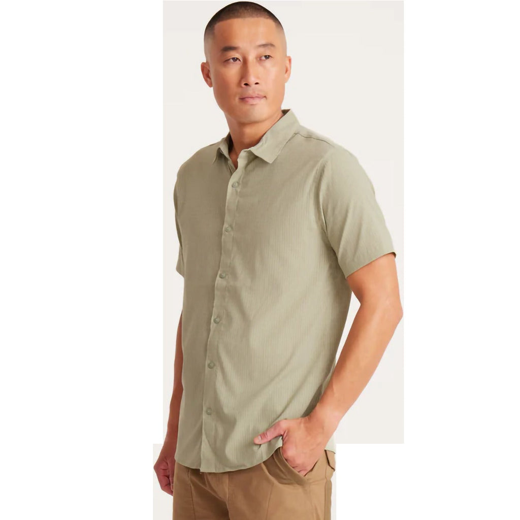 Men's Bless Up Short Sleeve Breathable Stretch Shirt