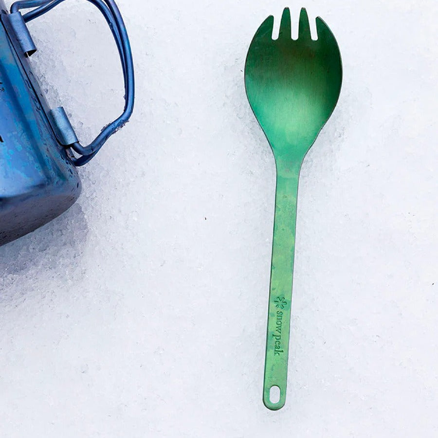 Titanium Spork Anodized