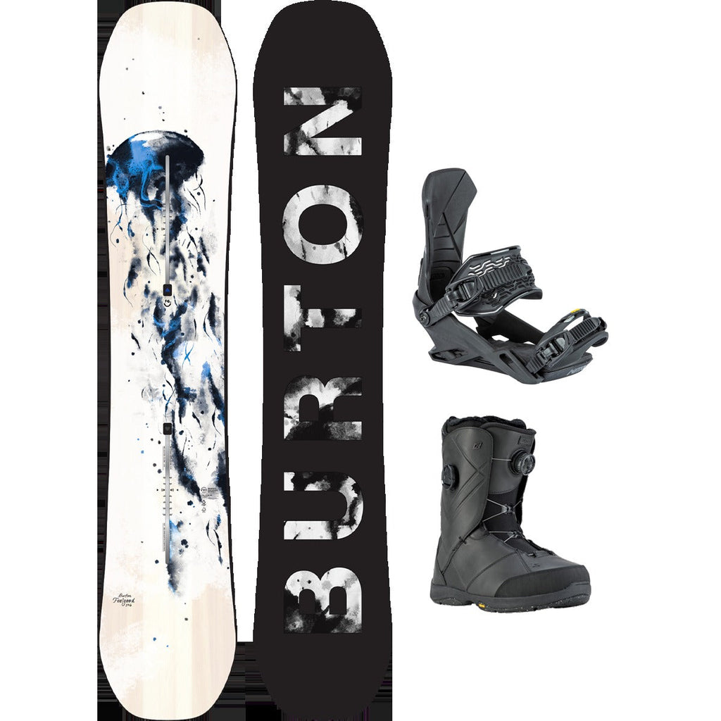 Burton Women's Feelgood Camber Demo Snowboard Package