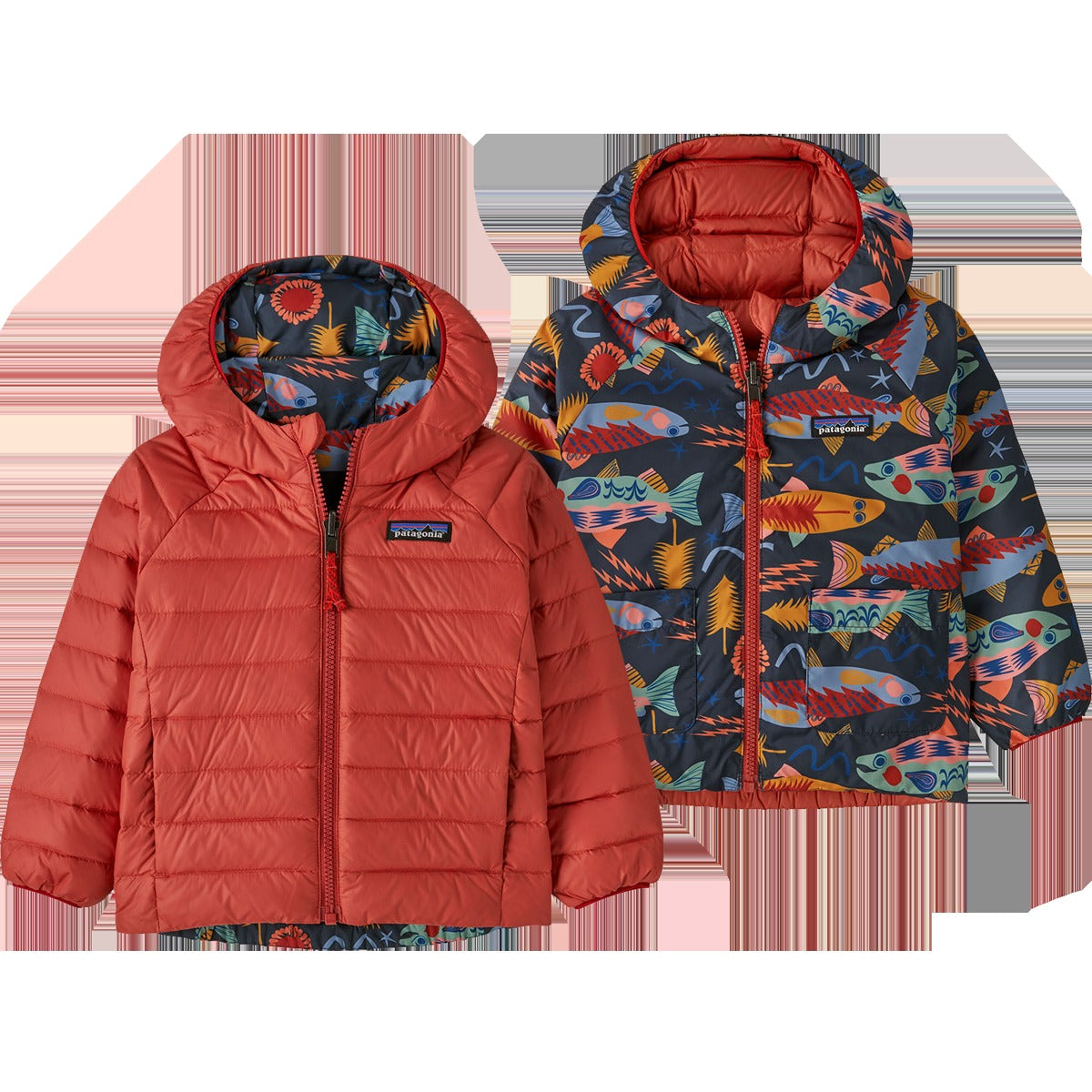 Youth Baby Reversible Down Sweater Hoody