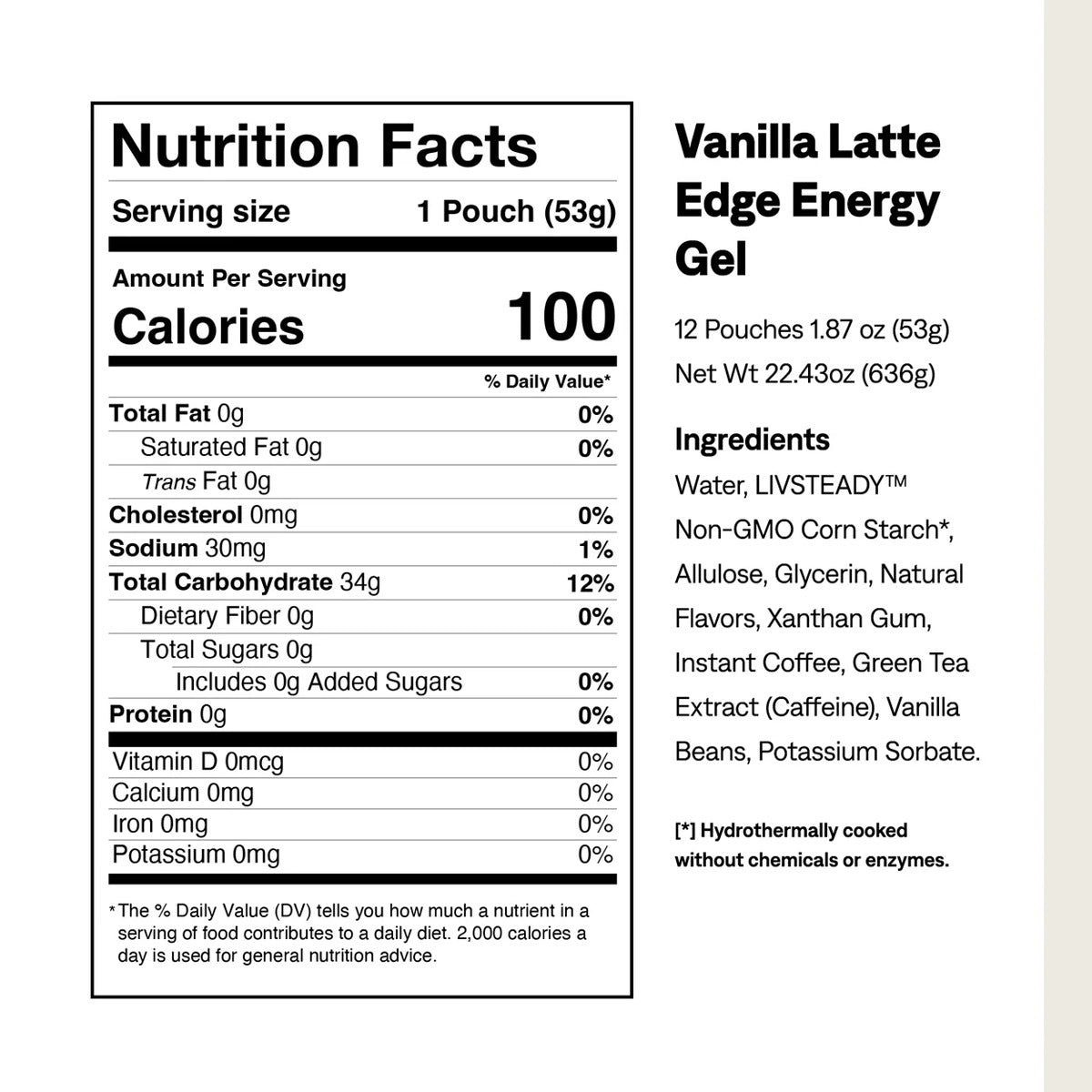 Edge Energy Gel Plus Caffeine