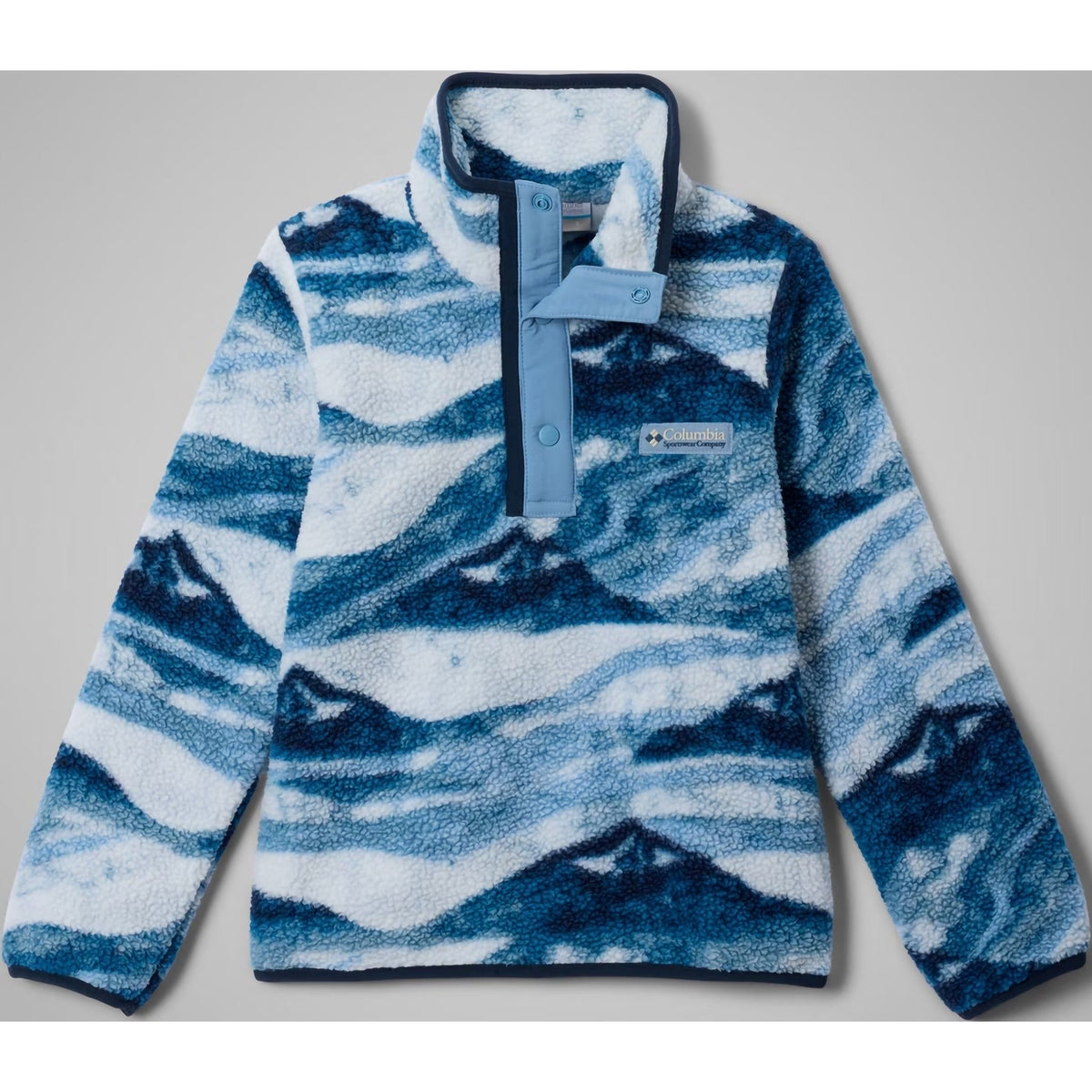 Youth Helvetia II Printed 1/2 Snap Pullover