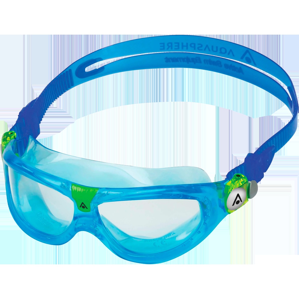 Youth Seal Kid 2 - Aqua/Lime Clear
