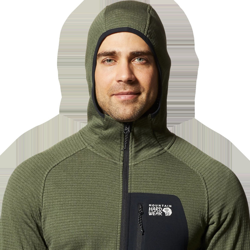 Men's Polartec Power Grid Full Zip Hoody