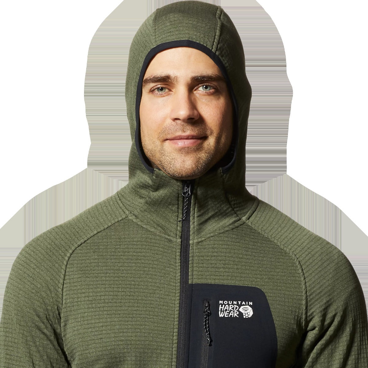 Men's Polartec Power Grid Full Zip Hoody