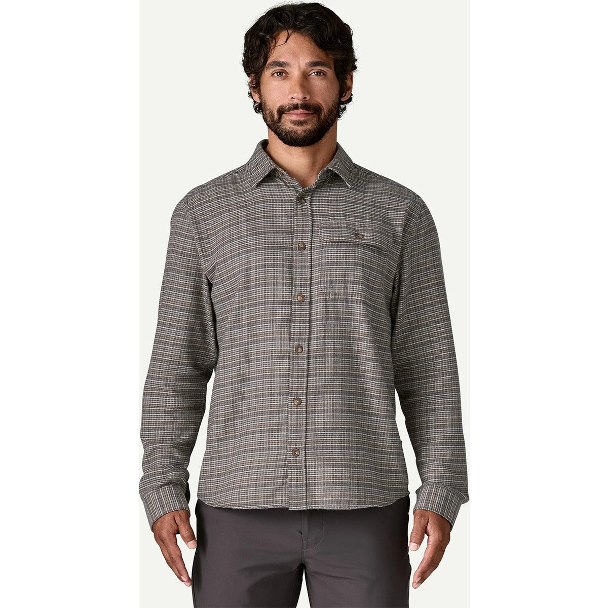 Men's Long-Sleeved Lightweight Fjord Flannel Shirt