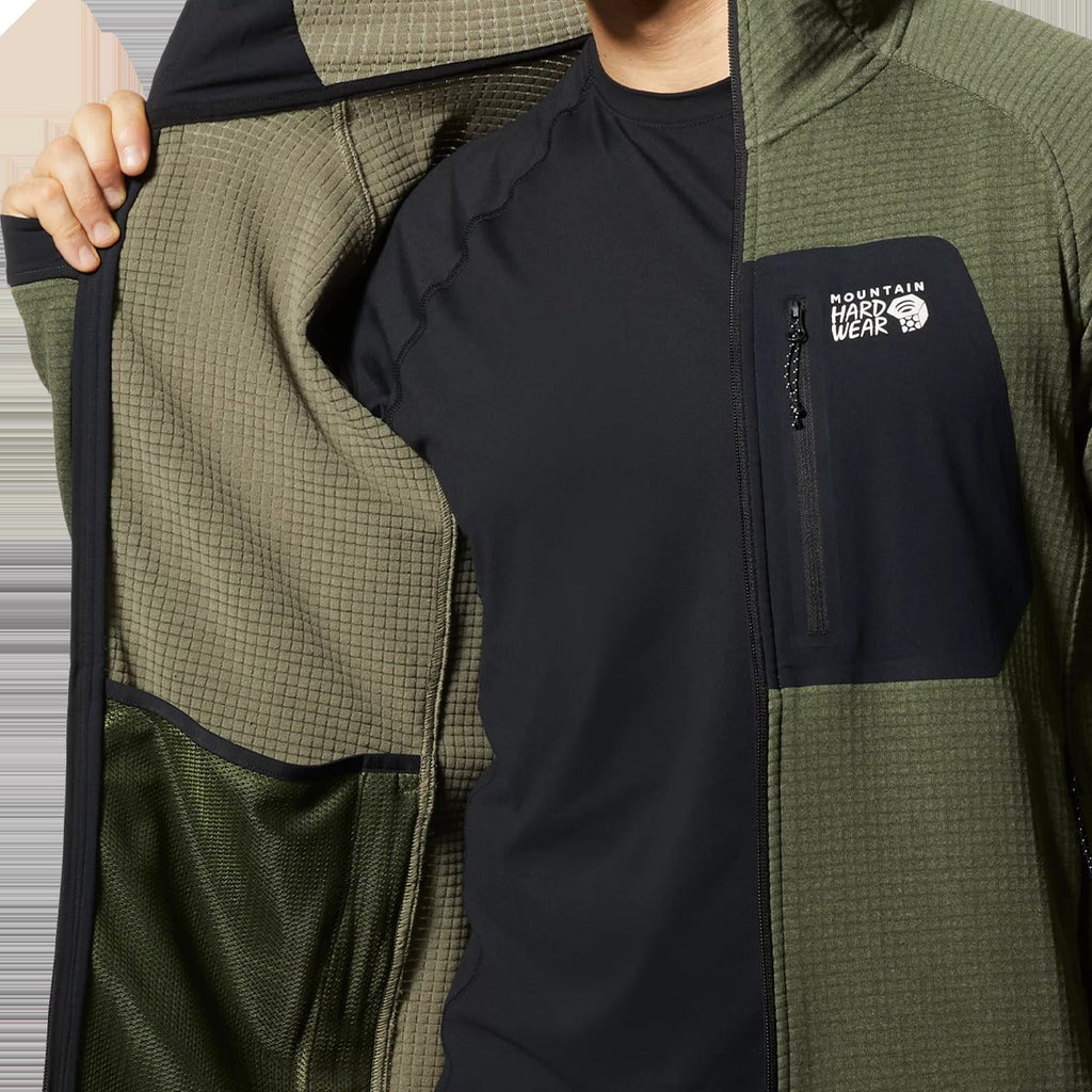 Men's Polartec Power Grid Full Zip Hoody
