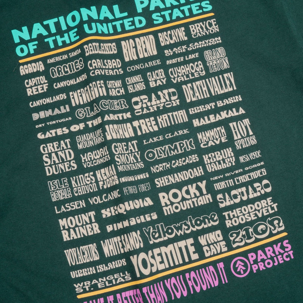 Men's National Parks Lineup Pocket Tee