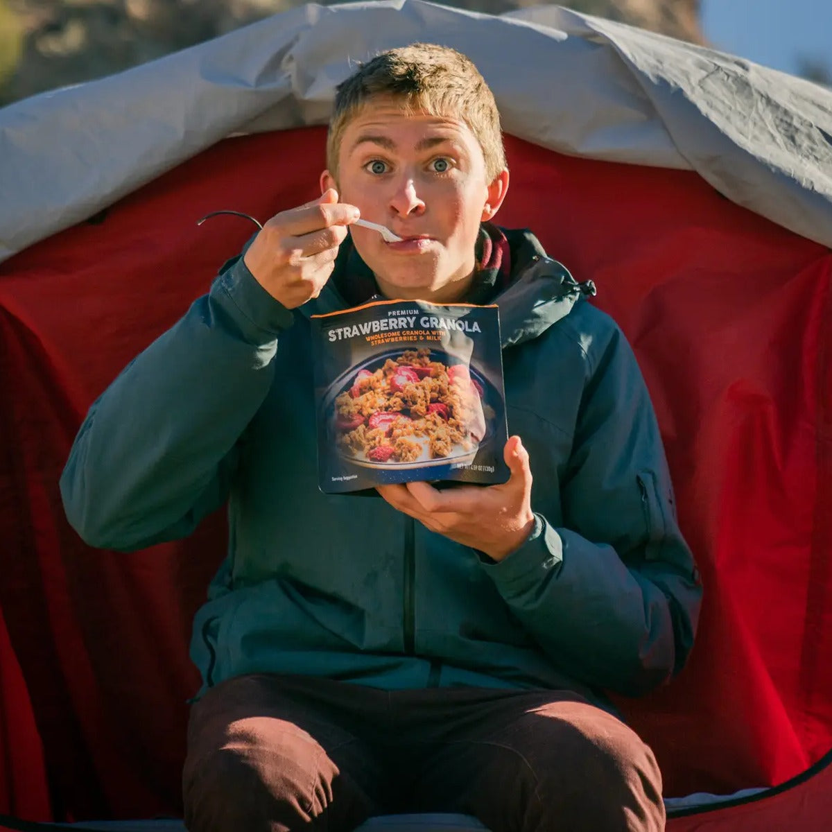 Strawberry Granola (2 Servings)