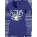 Women's Dodgers Playoff Ultra Rival V-Neck Tee