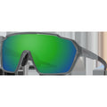 Shift MAG - Matte Cement/ChromaPop Green Mirror Lens