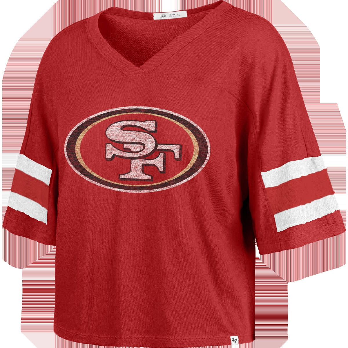 Women's 49ers Premier Scout Crop Tee