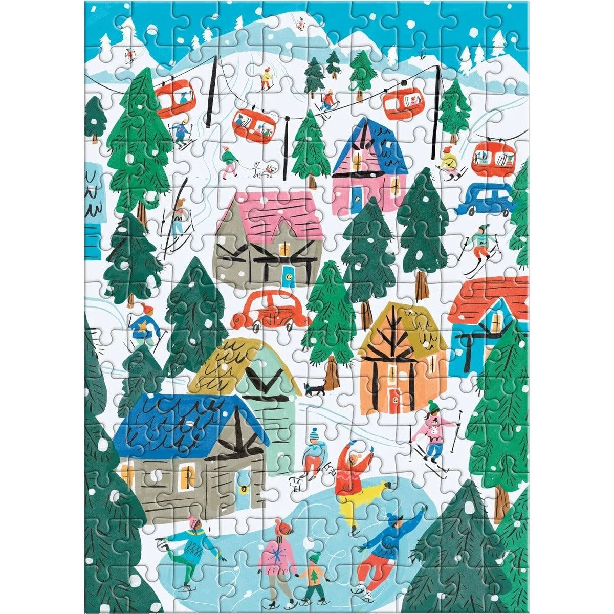 Alpine Cottage 130 Piece Puzzle Ornament
