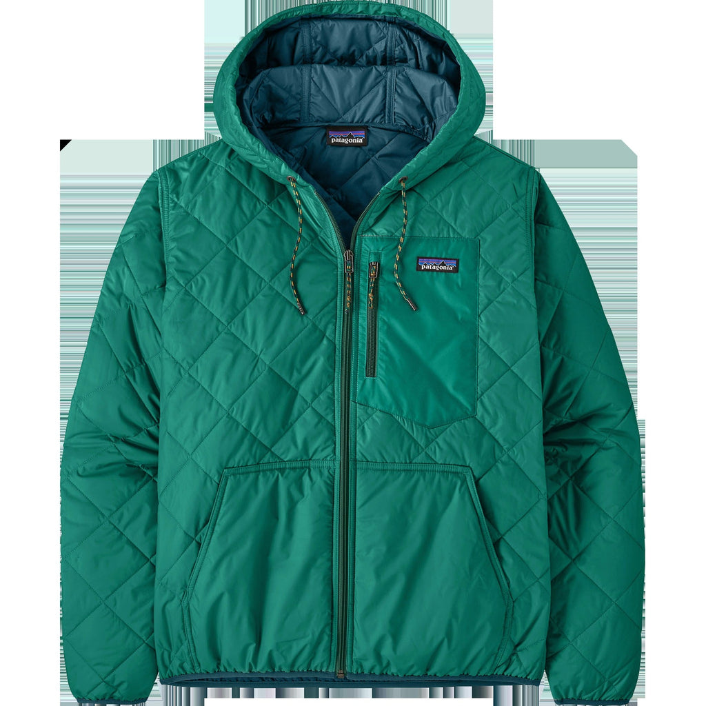 Men's Diamond Quilted Bomber Hoody