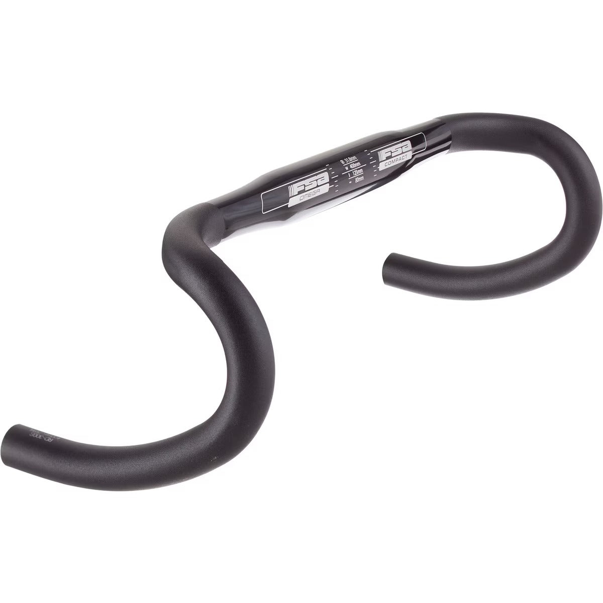 FSA Omega Compact 40cm 31.8 Road Handlebar Black