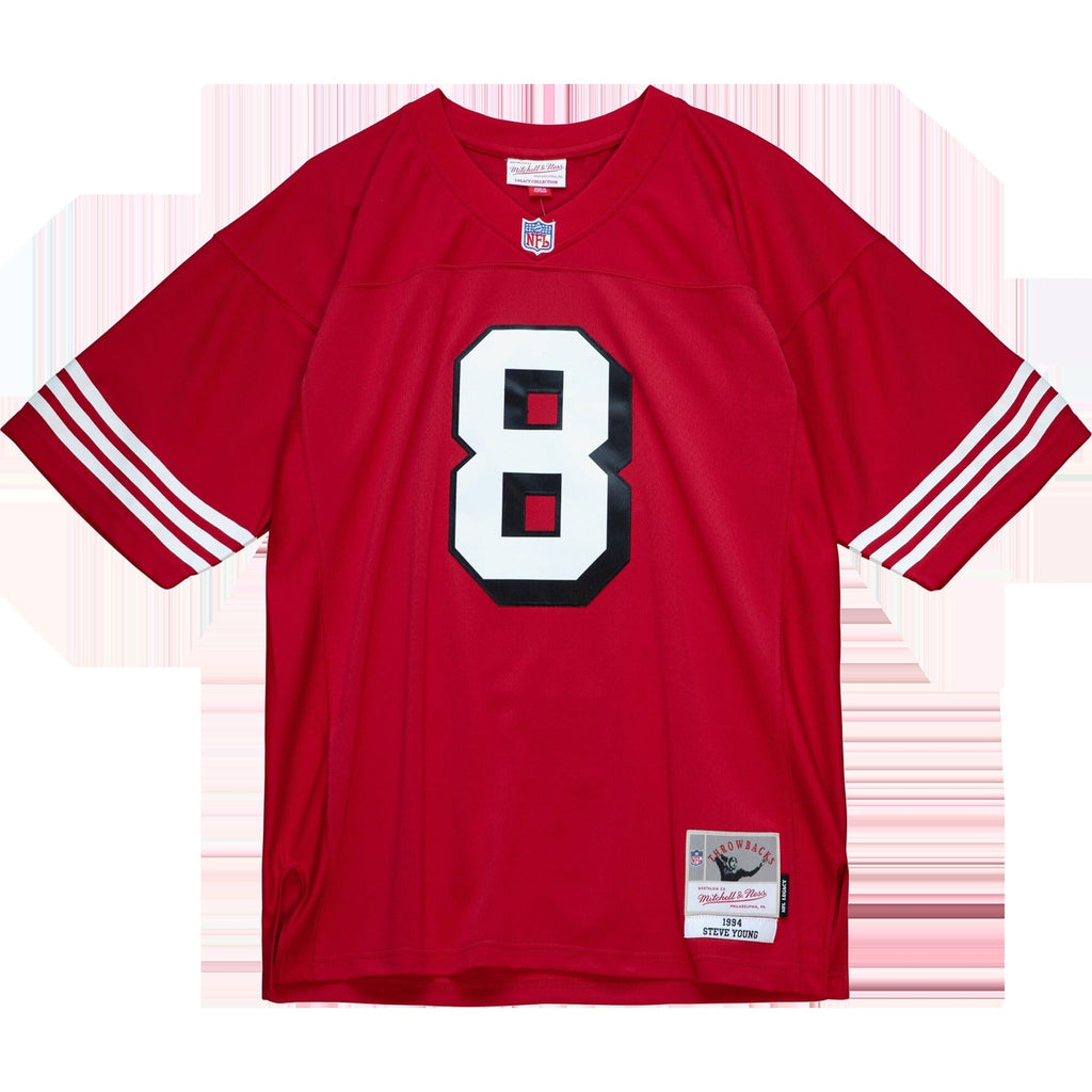 Men's Steve Young Scarlet 49ers 1994 Legacy Jersey