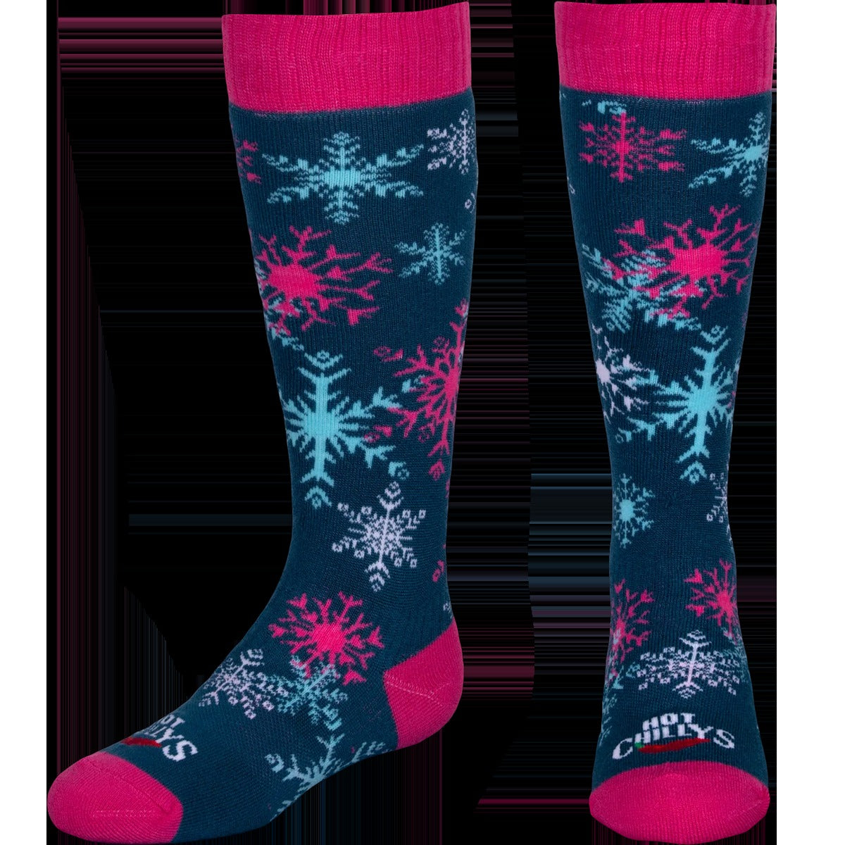 Youth Snowflake Mid Volume Sock