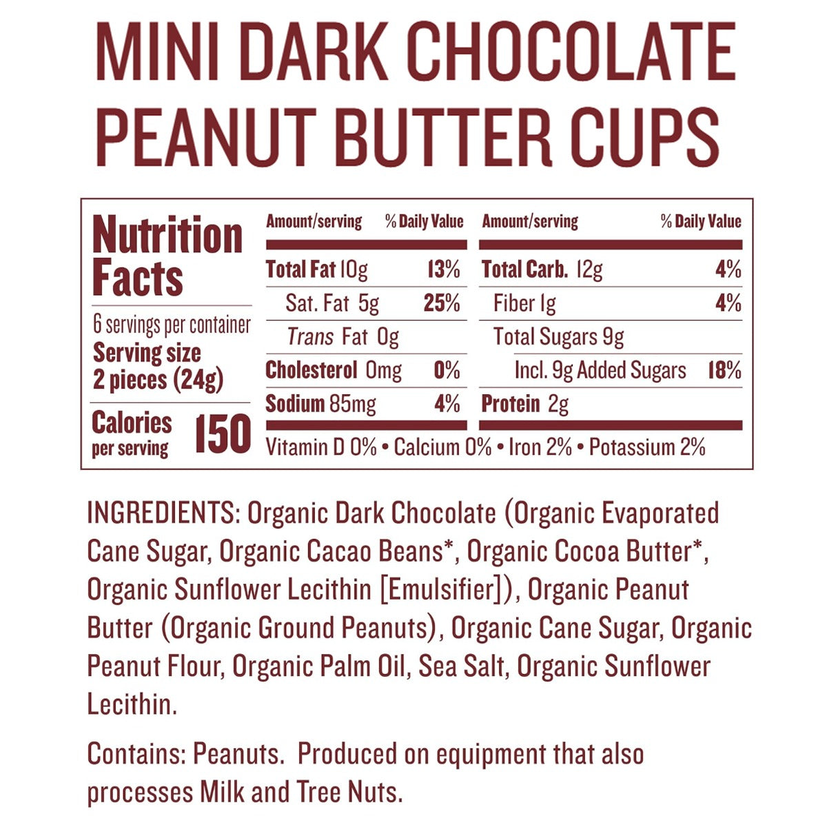 Mini Chocolate Peanut Butter Cups