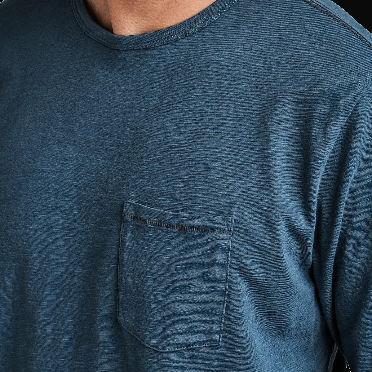 Men's Well Worn Midweight Organic Long Sleeve Tee