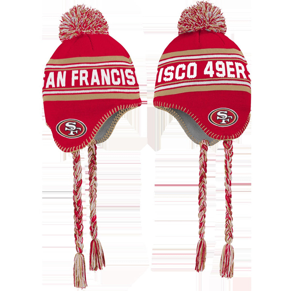 Youth 49ers Jacquard Tassel Knit with Pom