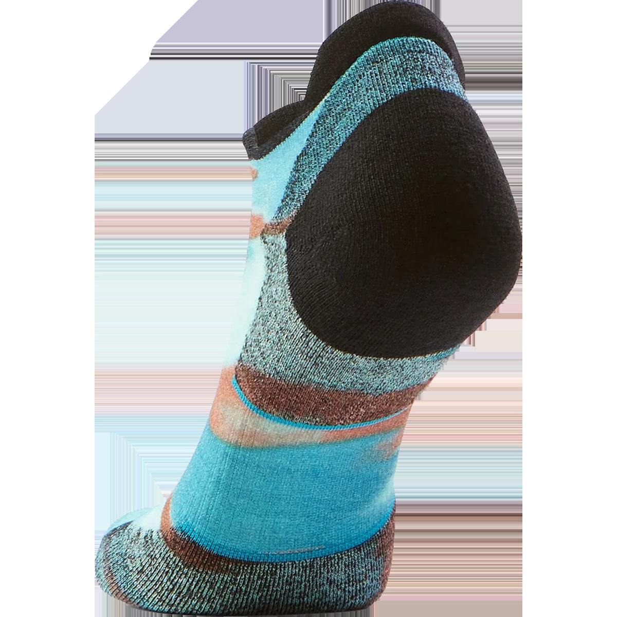 Women's Run Brushed Print Low Ankle Socks