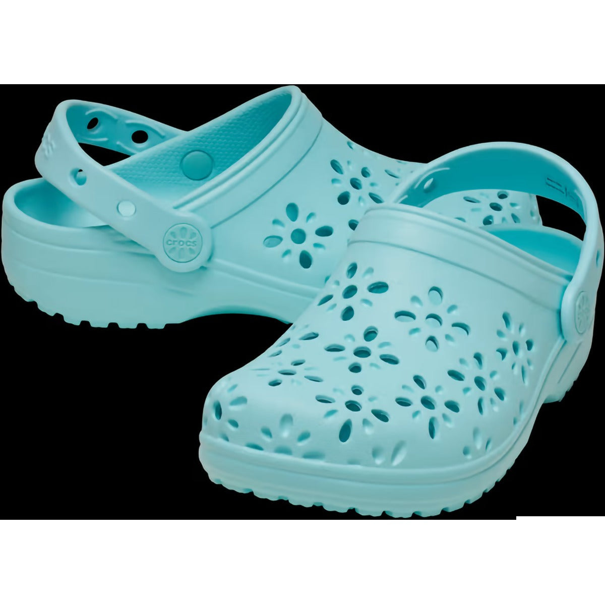 Youth Classic Floral Cut Out Clog