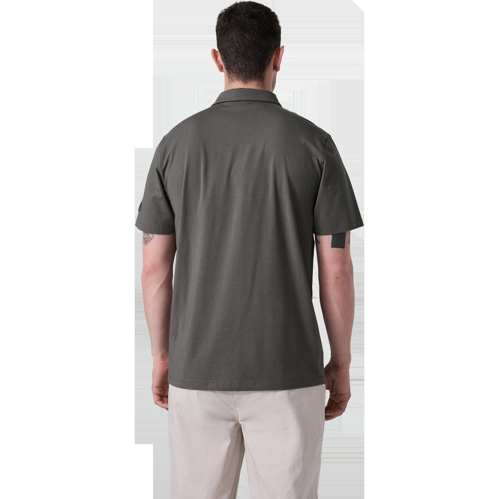 Men's Short Sleeve Feather Polo
