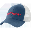 Canvas Mesh Back-Logo Cap