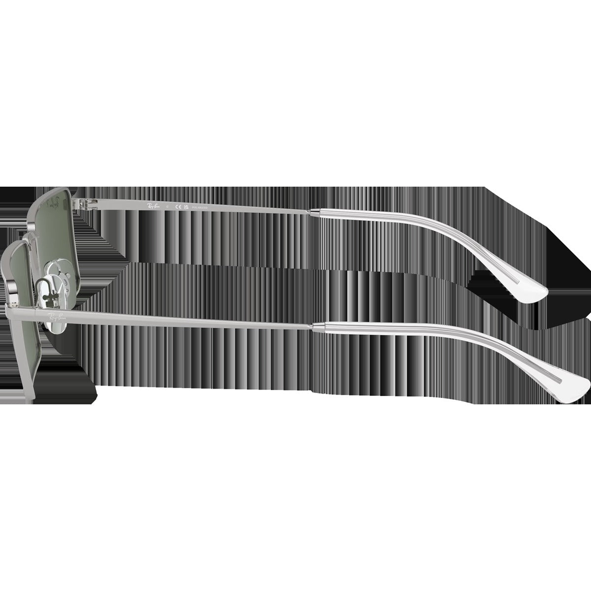Emy Bio-Based - Polished Silver/Dark Green