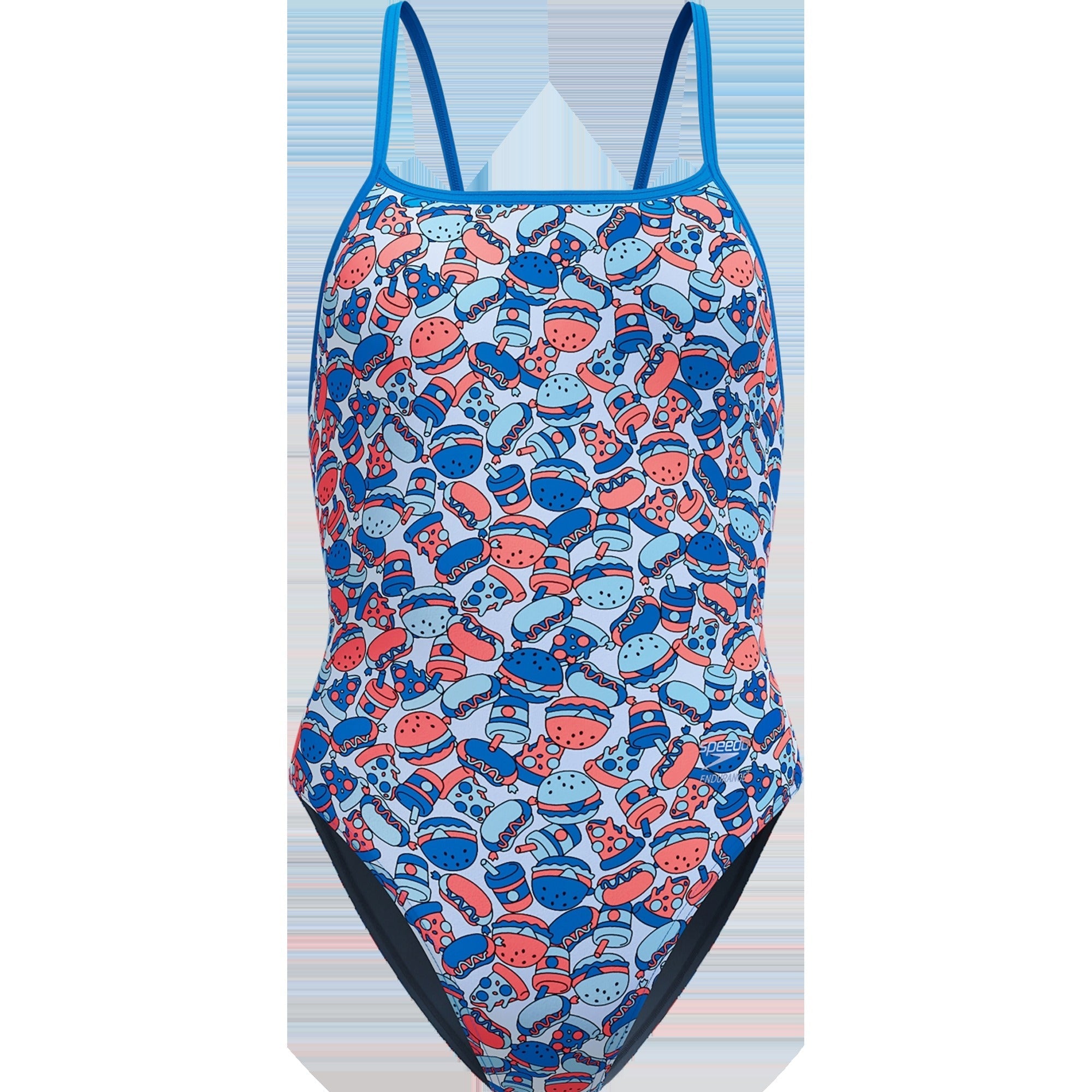 Women's Printed Web Back One Piece