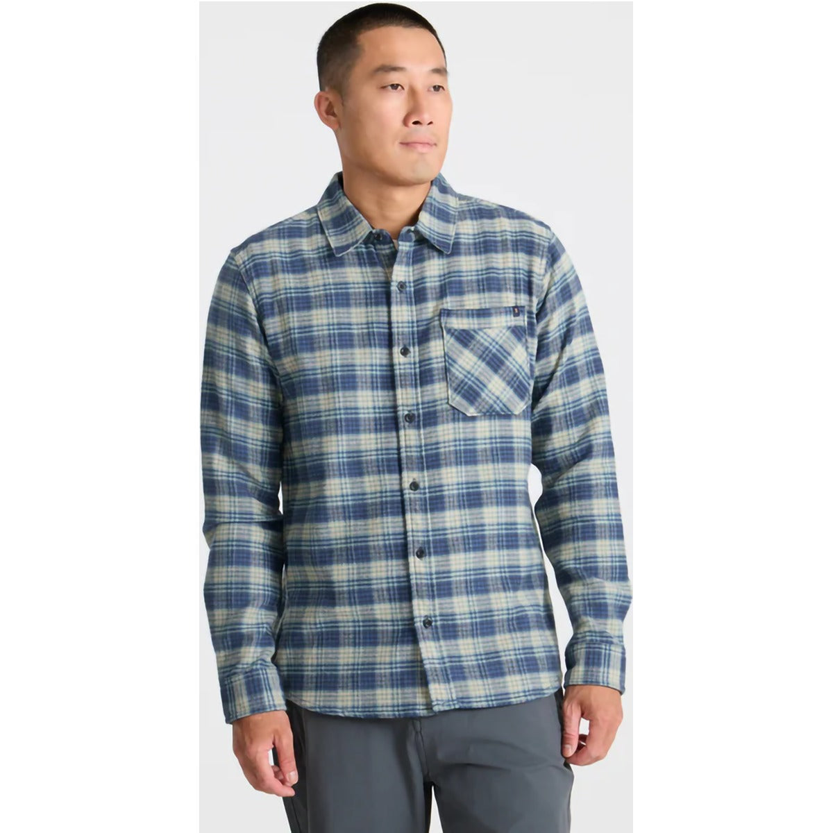 Men's Crossroads Organic Long Sleeve Flannel