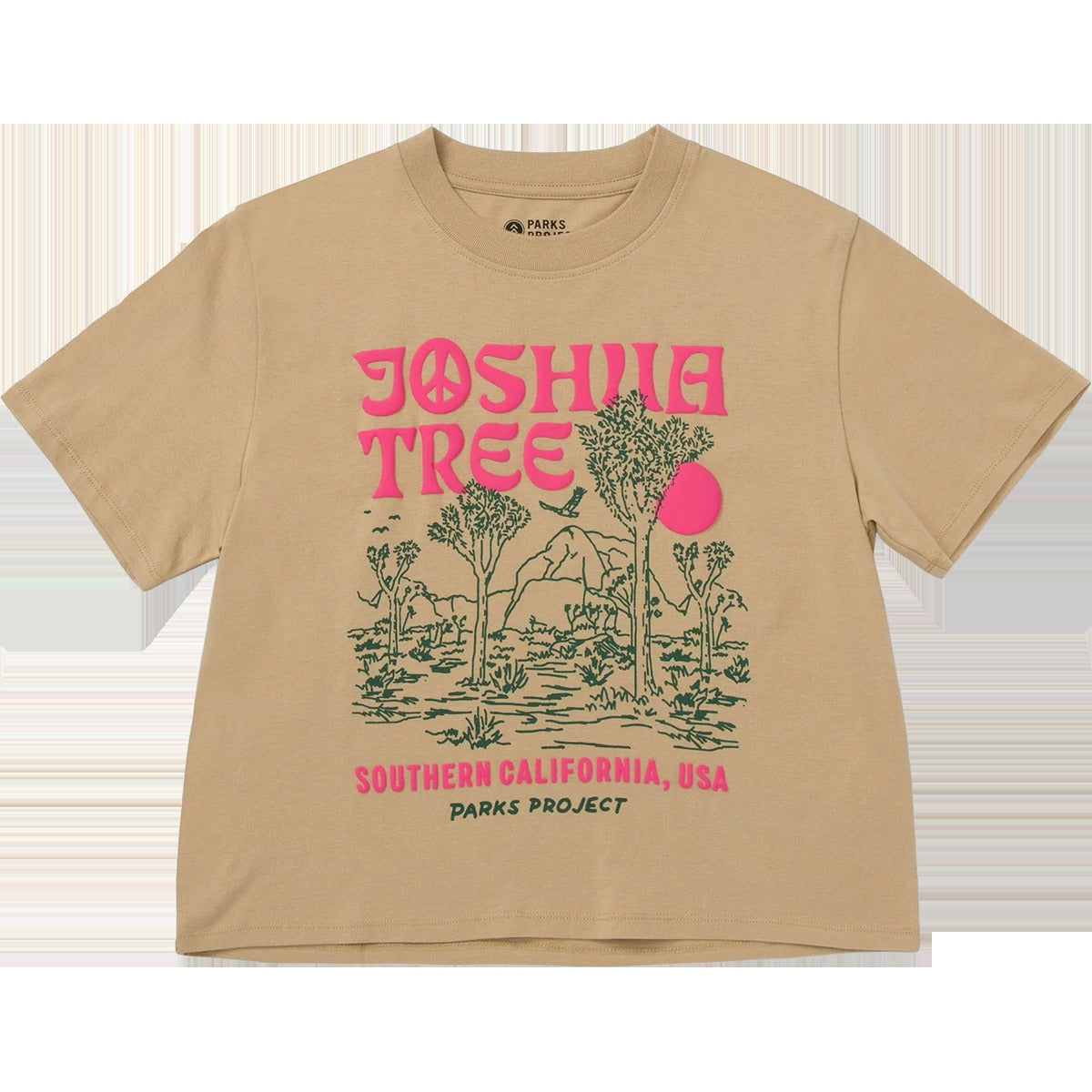 Women's Joshua Tree Puff Print Boxy Tee