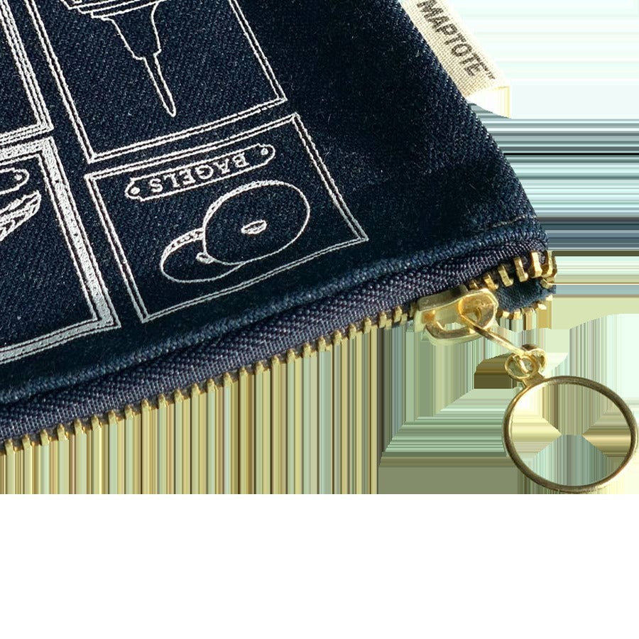 Los Angeles Flat Zip Pouch