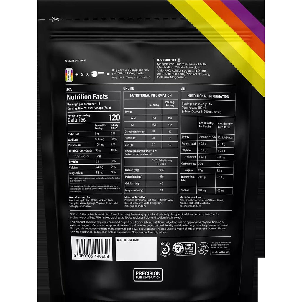 Carb & Electrolyte Drink Mix (15 Servings)