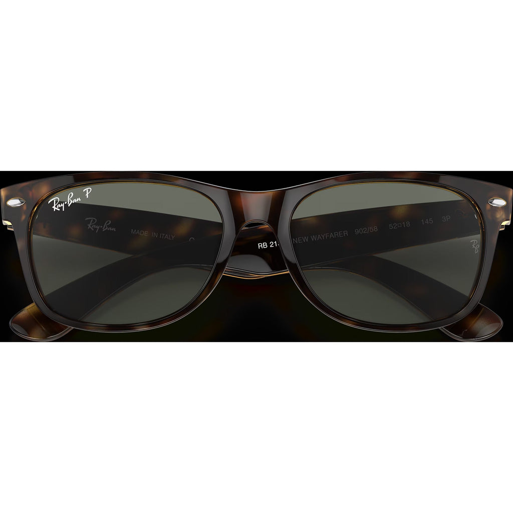 New Wayfarer M - Tortoise/Crystal Green Polarized