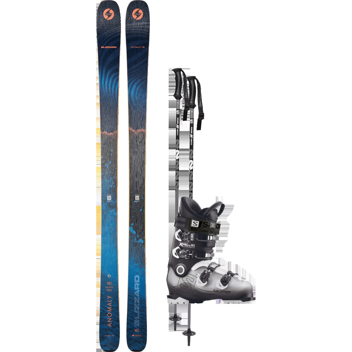 Blizzard Anomaly 88 Demo Ski Package