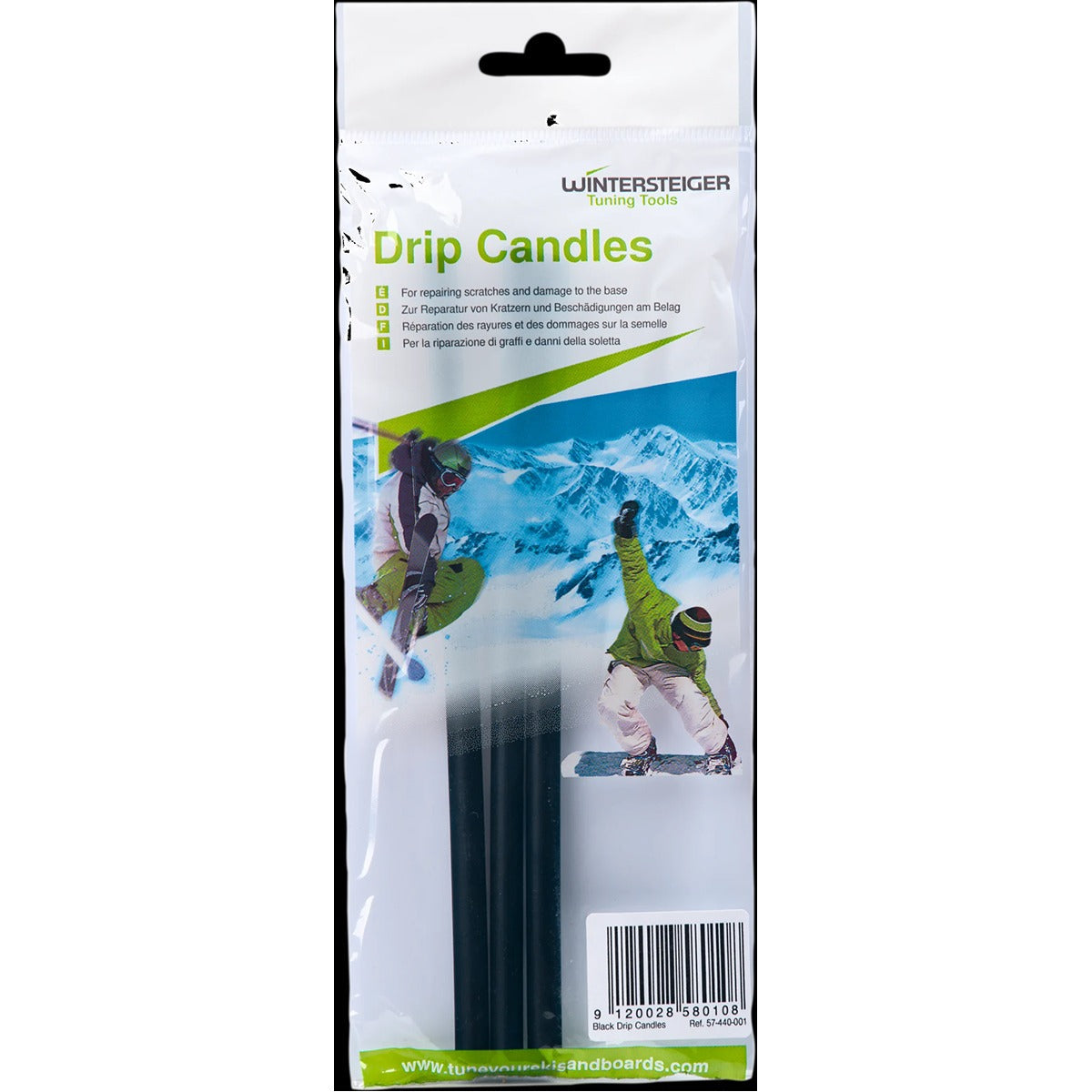Drip Candles Black P-Tex