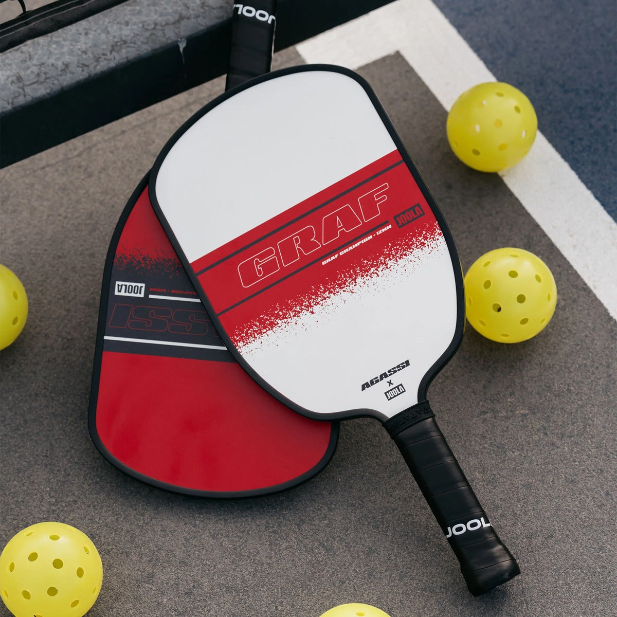 Agassi Graf Champion 12mm Pickleball Set