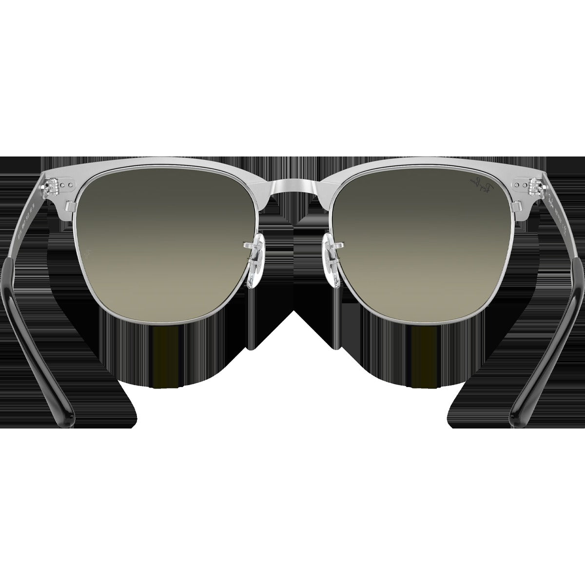 Clubmaster Metal - Polished Black Silver/Grey Gradient