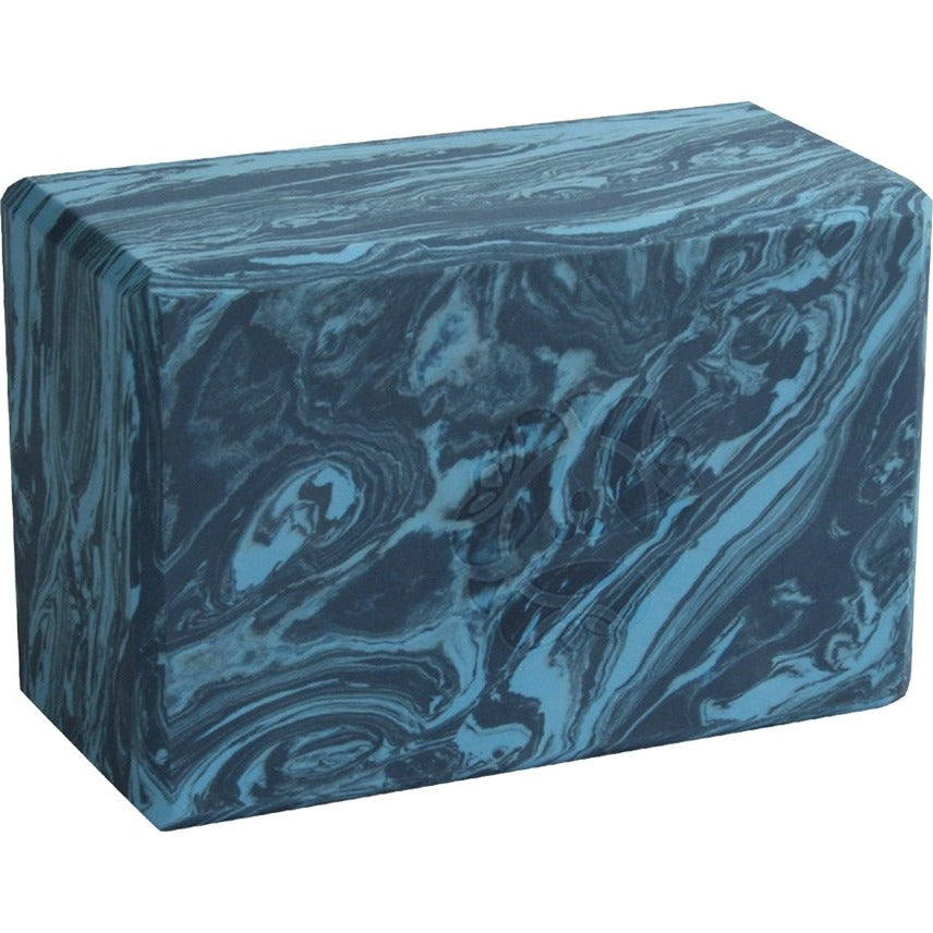 Marbled Foam Yoga Block 4"